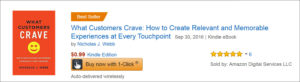 What Customers Crave is an Amazon Best Seller