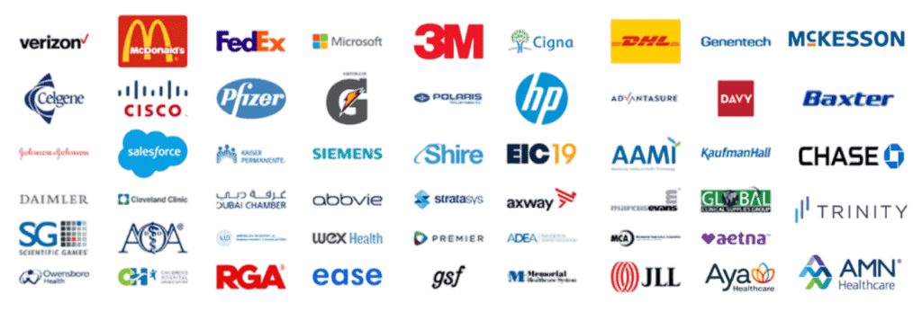 Nicholas Webb global keynote speaker brand logos
