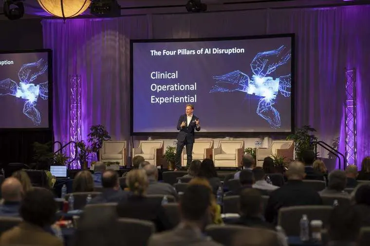 Nick Webb keynote on the Four Pillars of AI Disruption