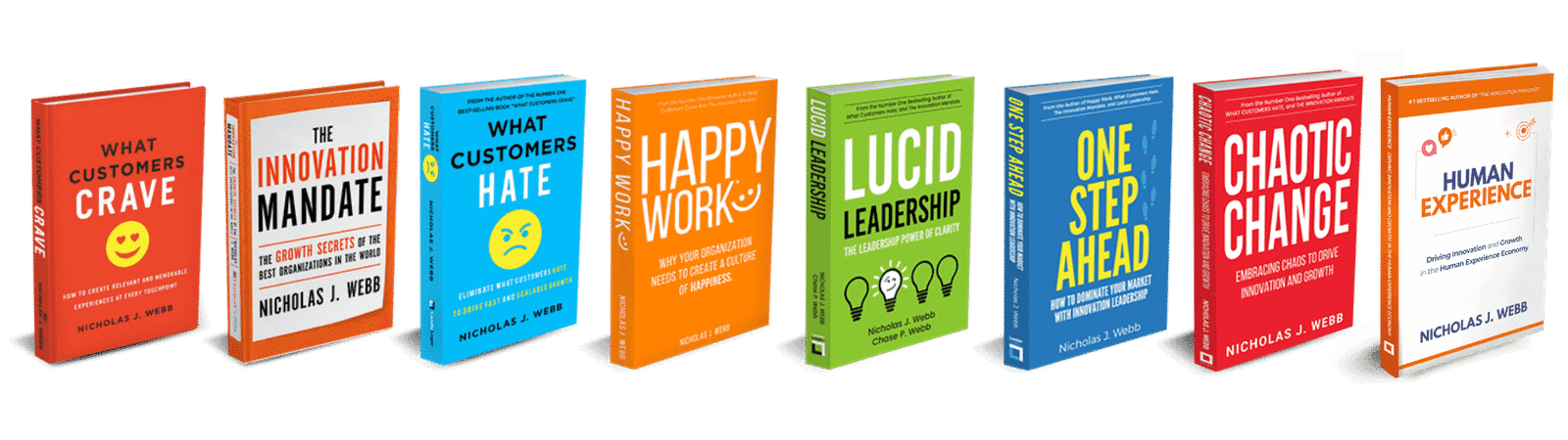 Nick Webb bestselling book lineup